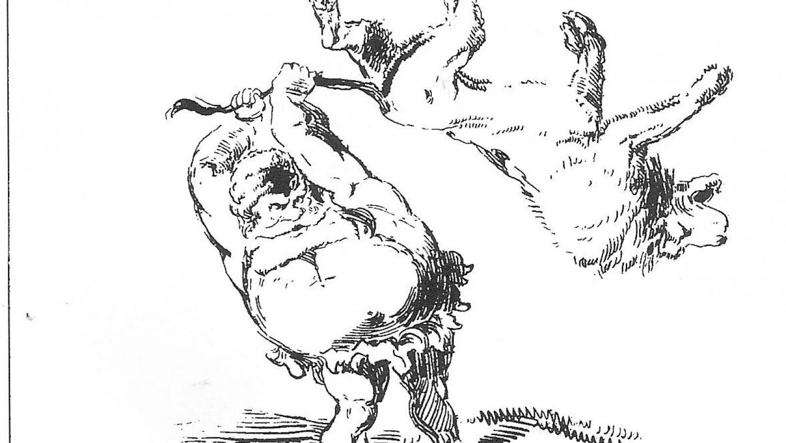 Detalle de una ilustración del 'Hércules' de Gustave Doré