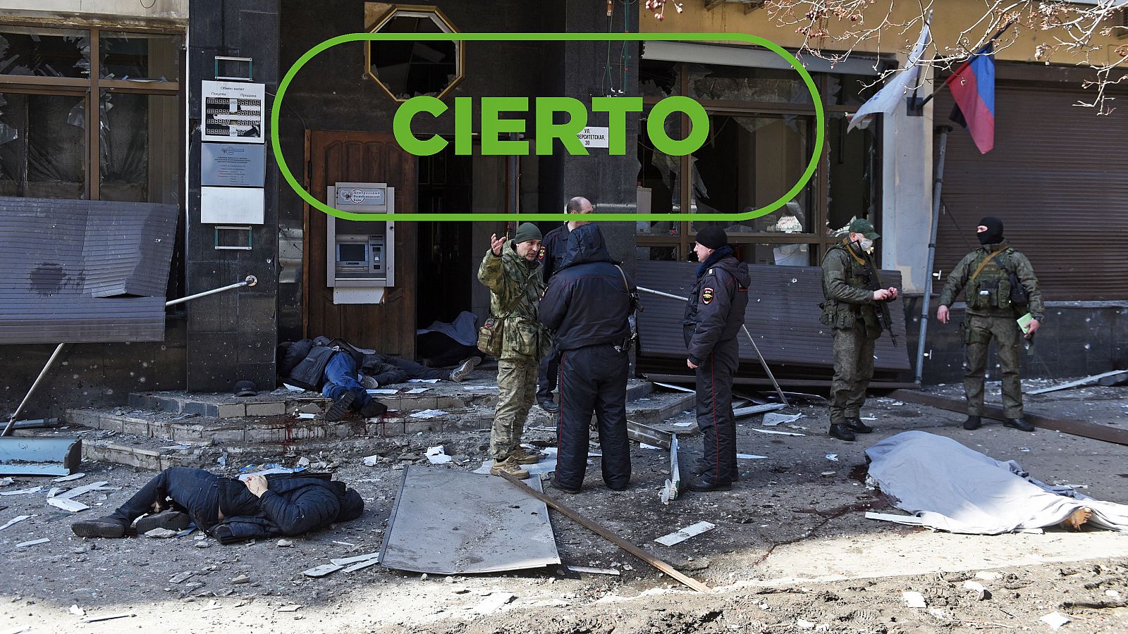 Ataque a civiles en Donetsk con sello Cierto