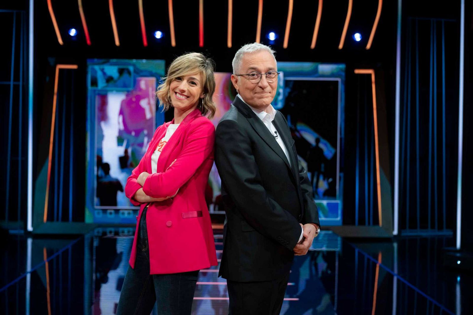 Xavier Sardà i Ana Boadas, presentadors d''Obrim fil'