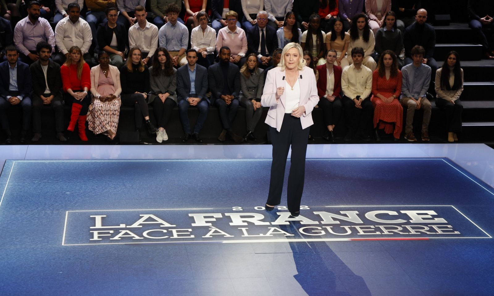 Imagen de archivo de la diputada y candidata presidencial Marine Le Pen.