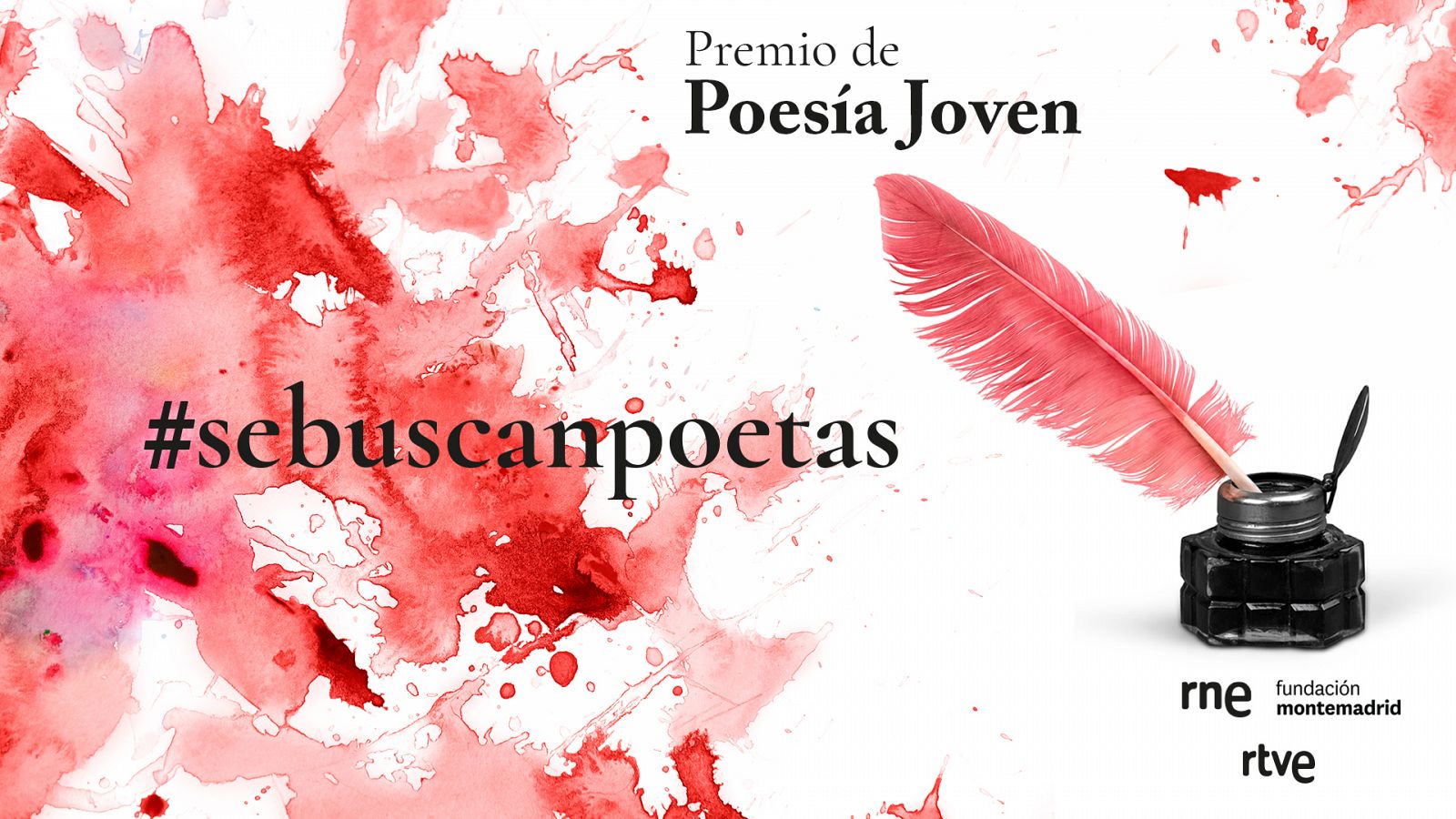 Cartel del XIV Premio de Poesía Joven RNE-Fundación Montemadrid