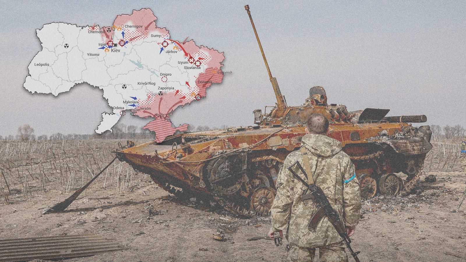 Sexta semana de guerra en Ucrania