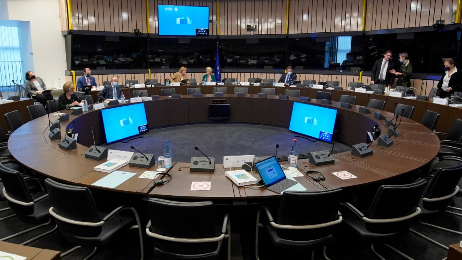 Imagen del interior de la Comisión Europea