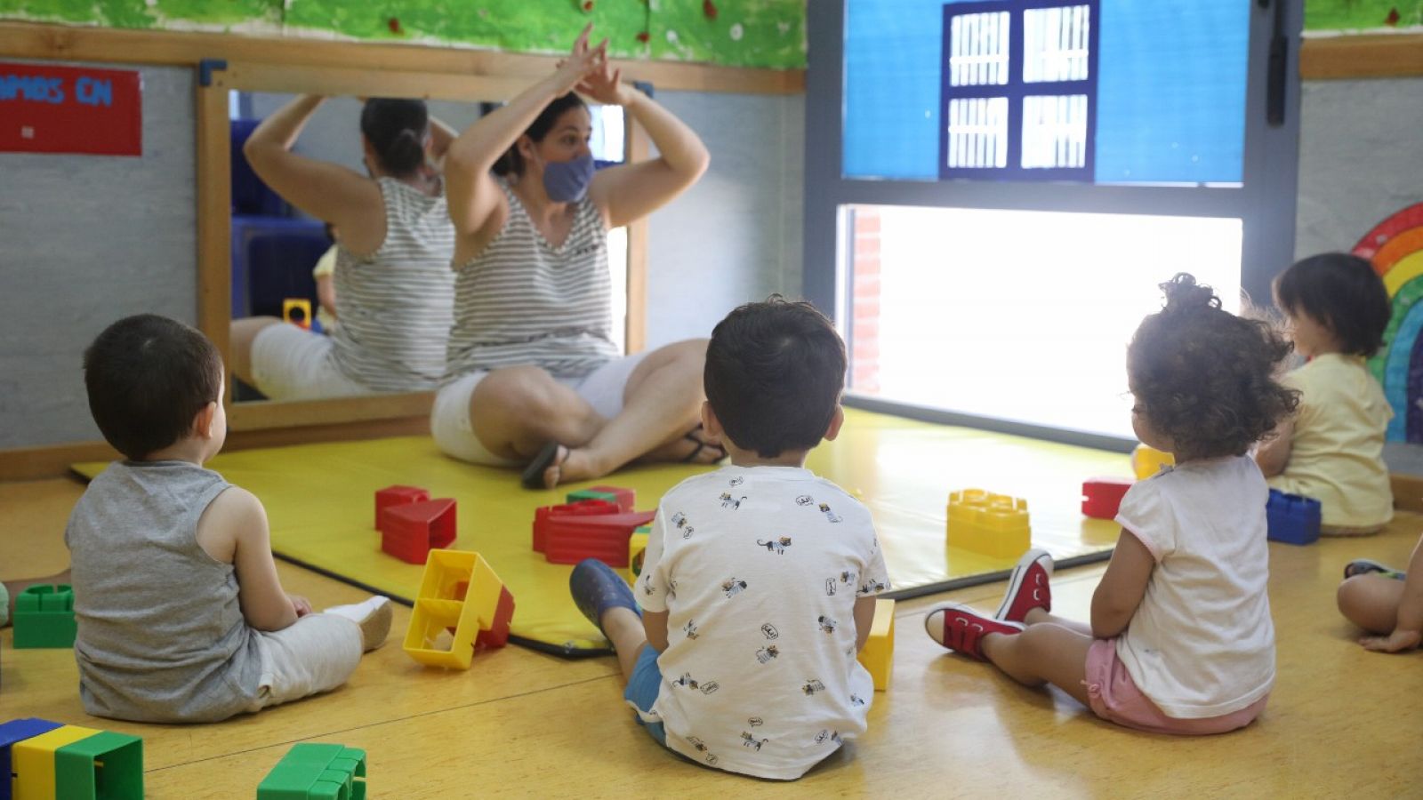 Niños en una aula de educación infantil