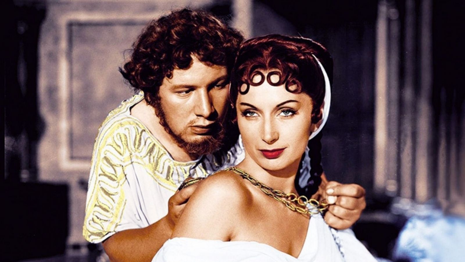 Peter Ustinov y Patricia Laffan son Nerón y Poppaea Sabina en 'Quo Vadis?'