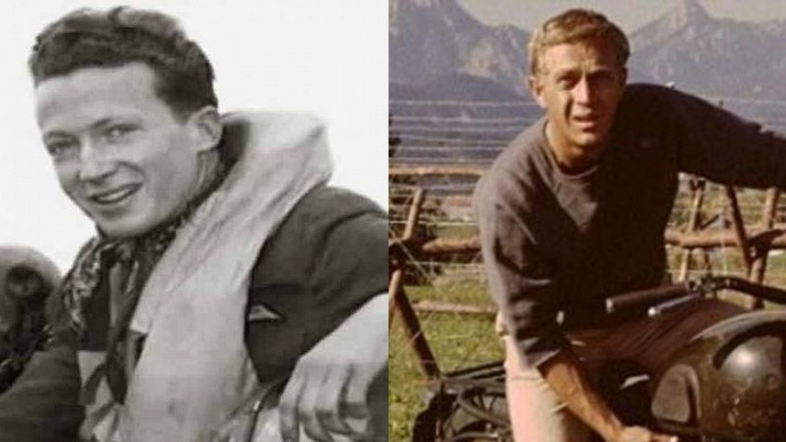 William Ash y sus compañeros, prisioneros de los nazis, inspiraron al personaje que interpreta Steve MacQueen en La Gran Evasióngonizadas por Steve MacQueen