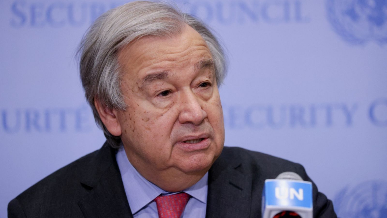 Una imagen de archivo del secretario general de la ONU, António Guterres.