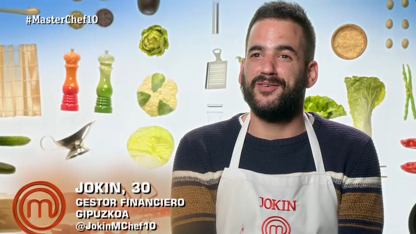 Jokin, el aspirante vasco que aprende castellano en 'MasterChef'