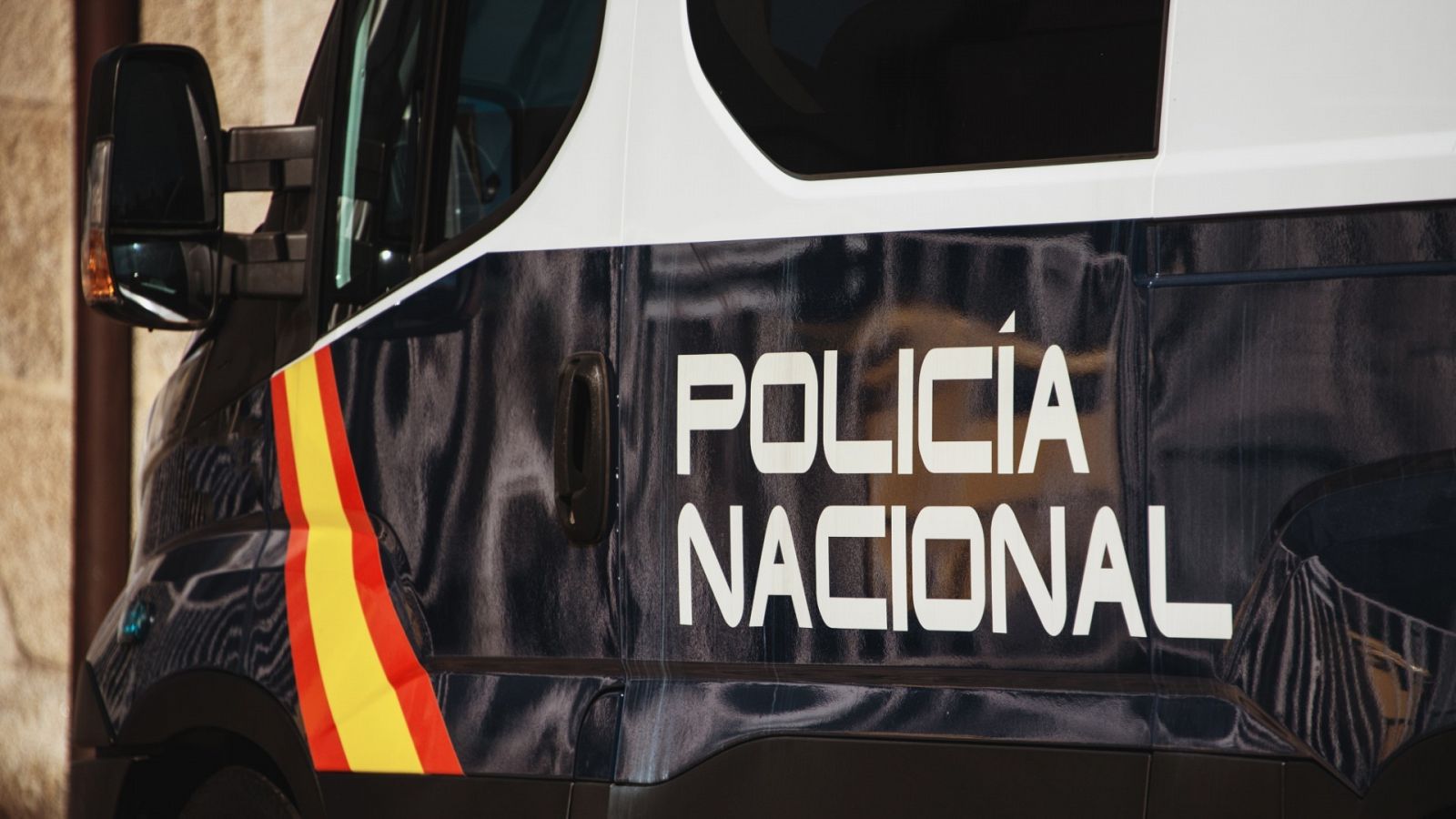 Un furgón de la Policía Nacional, en una imagen de archivo