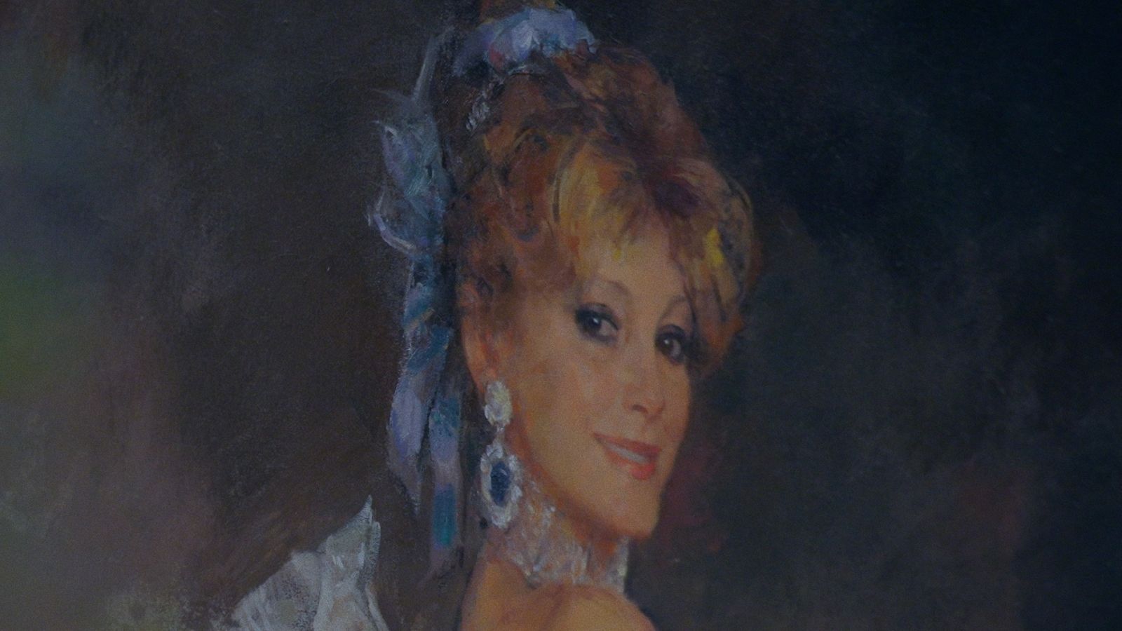 Retrato de Tita Cervera colgado en el Museo Thyssen