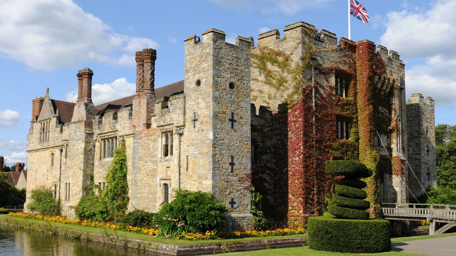El castillo de Clever, en Klent, Inglaterra, fue el hogar de la familia Bolena en el siglo XVI