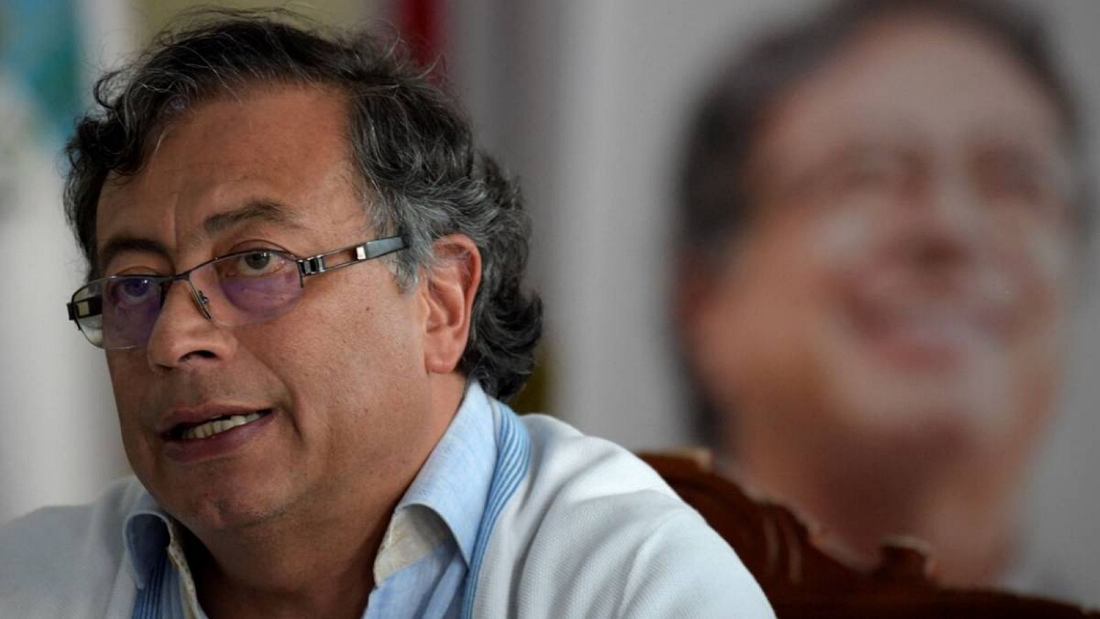 El candidato presidencial colombiano por el partido político 'Colombia Humana' y la Coalición Pacto Histórico, Gustavo Petro.