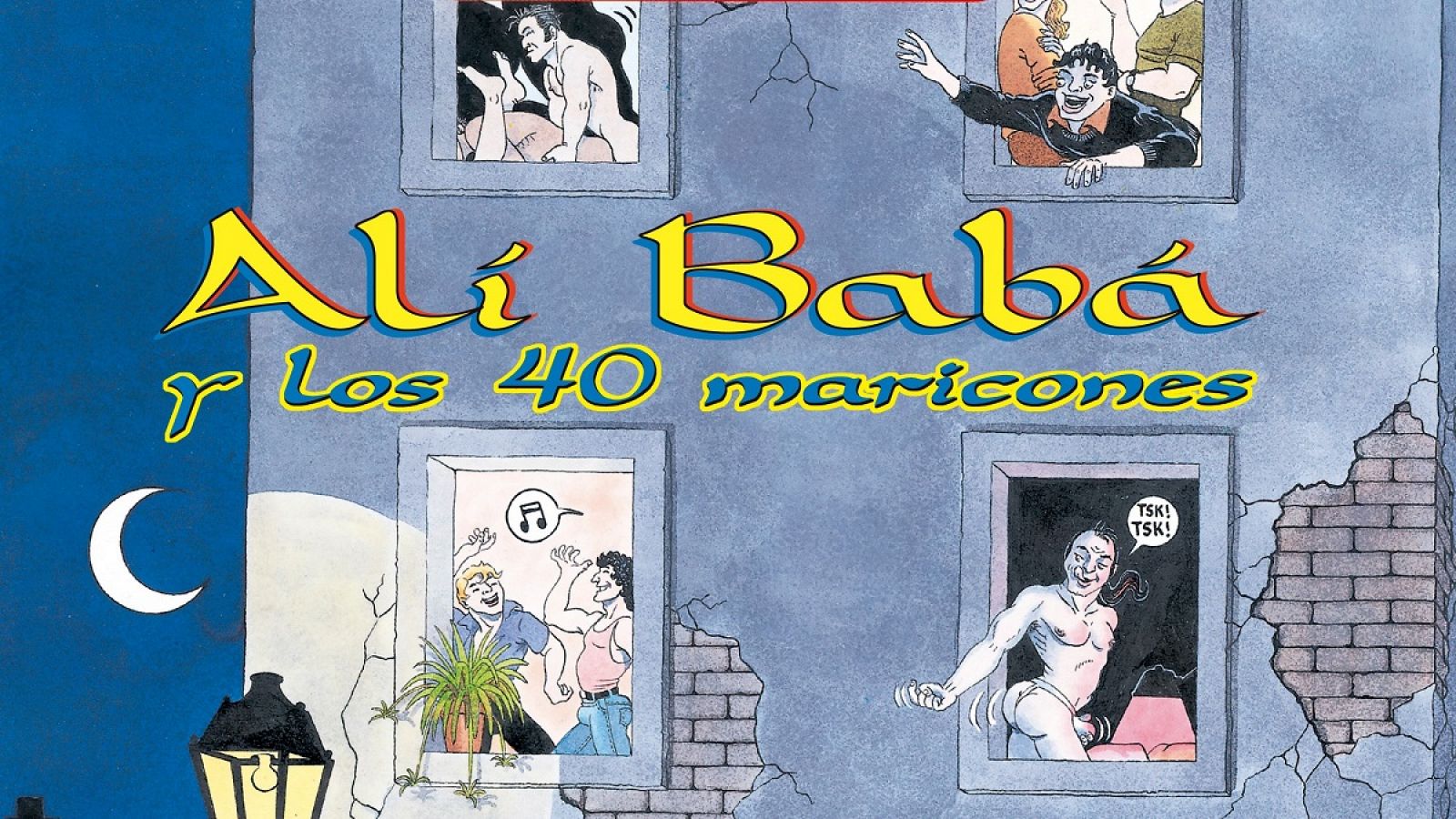 Portada del còmic 'Ali Babá y los 40 maricones' de Nazario