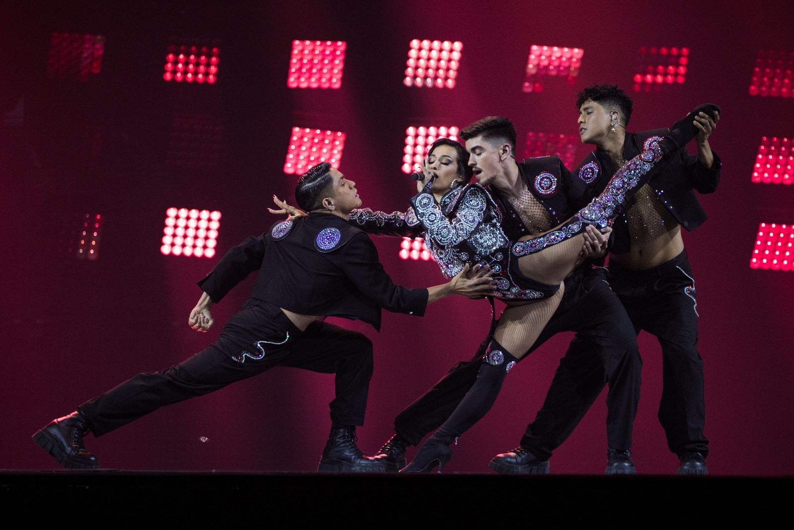 Chanel interpretando 'SloMo' en Eurovisión 2022
