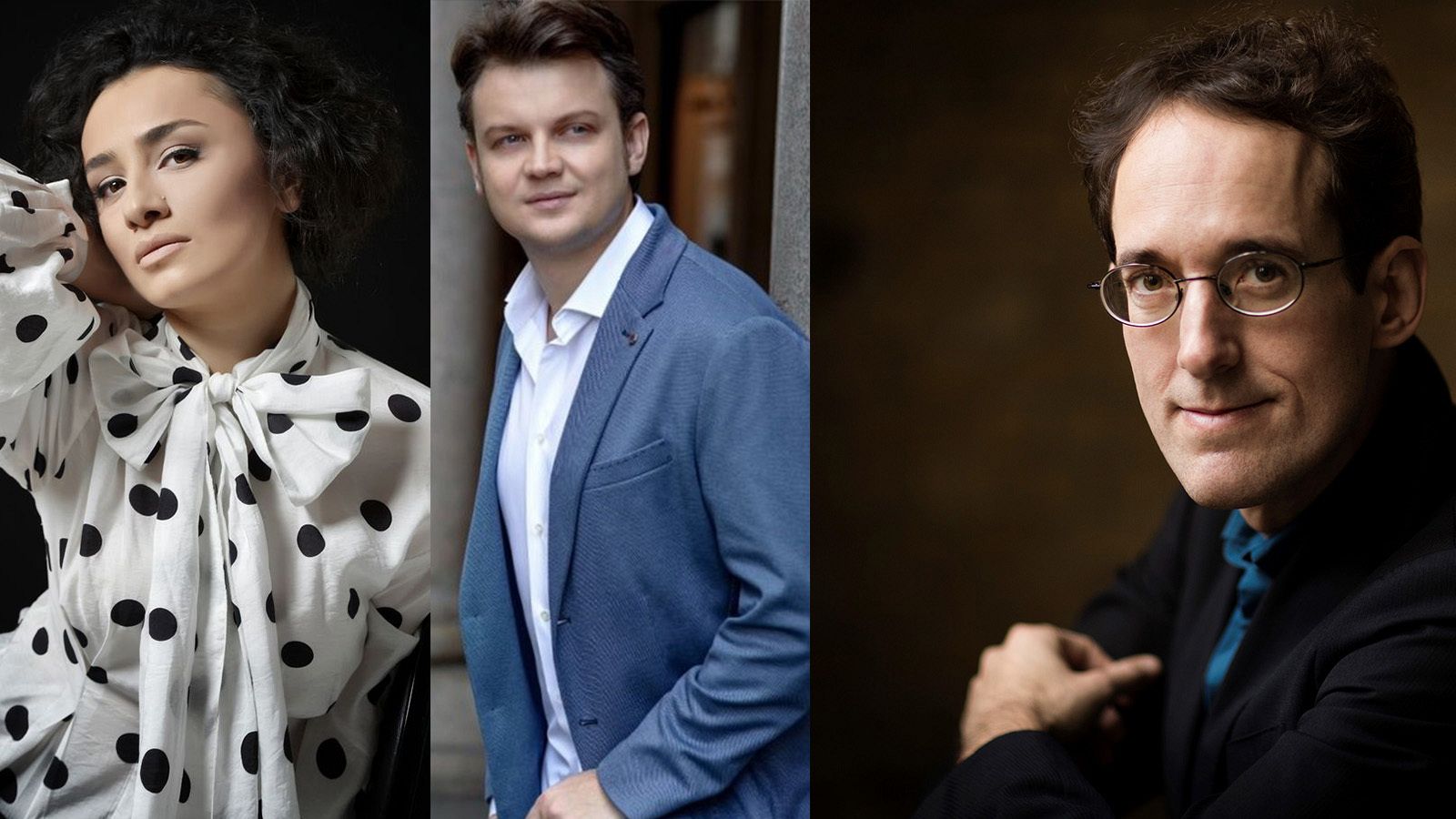 La mezzosoprano Ketevan Kemoklidze, el tenor Dmytro Popov y el maestro Pablo González