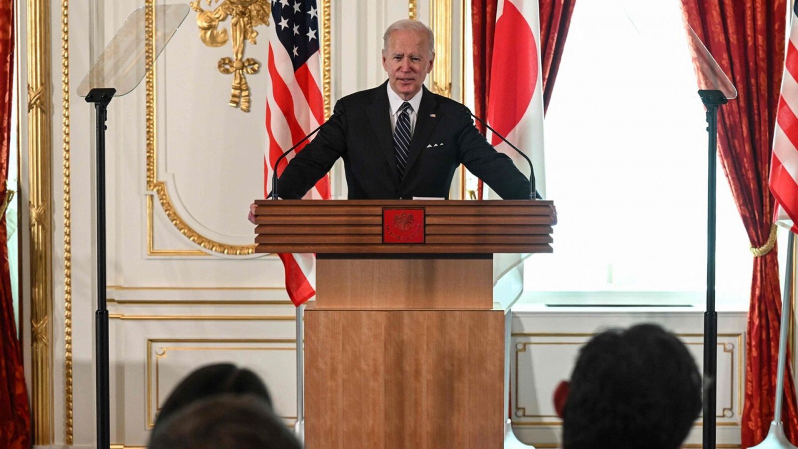 El presidente de EE.UU. Joe Biden, durante su rueda de prensa en Tokio, Japón, el 23 de mayo de 2022. SAUL LOEB / AFP