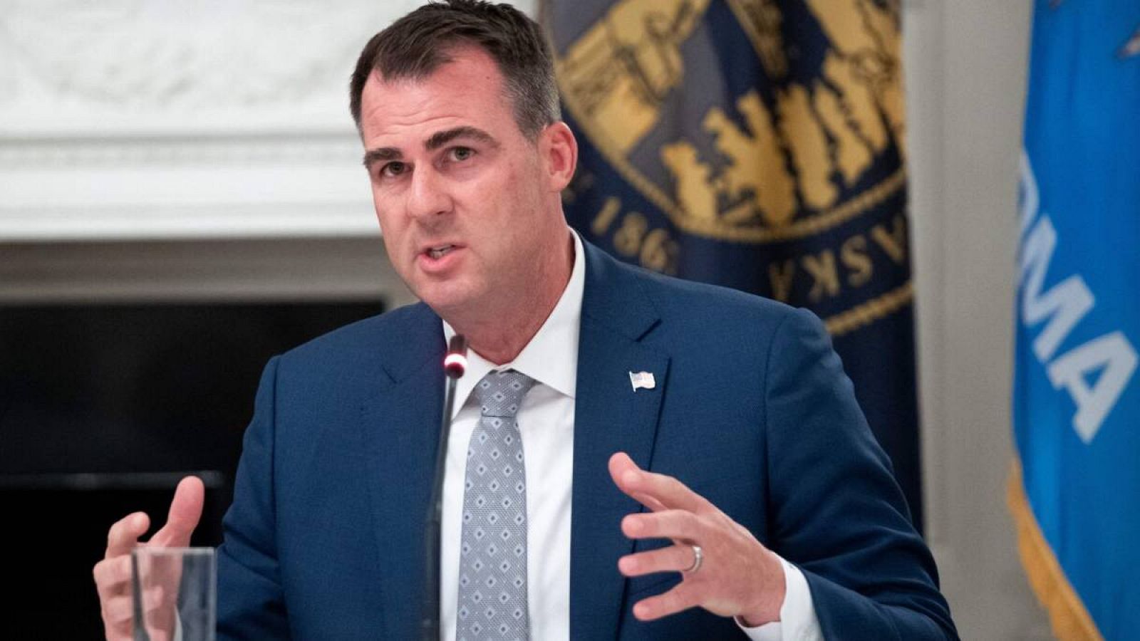 El gobernador de Oklahoma, Kevin Stitt, en una imagen de archivo. 