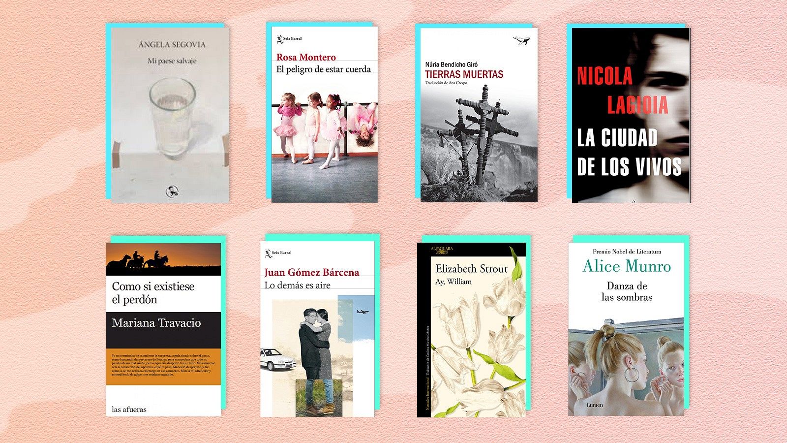 Portadas de libros recomendados en la Feria del Libro 2022