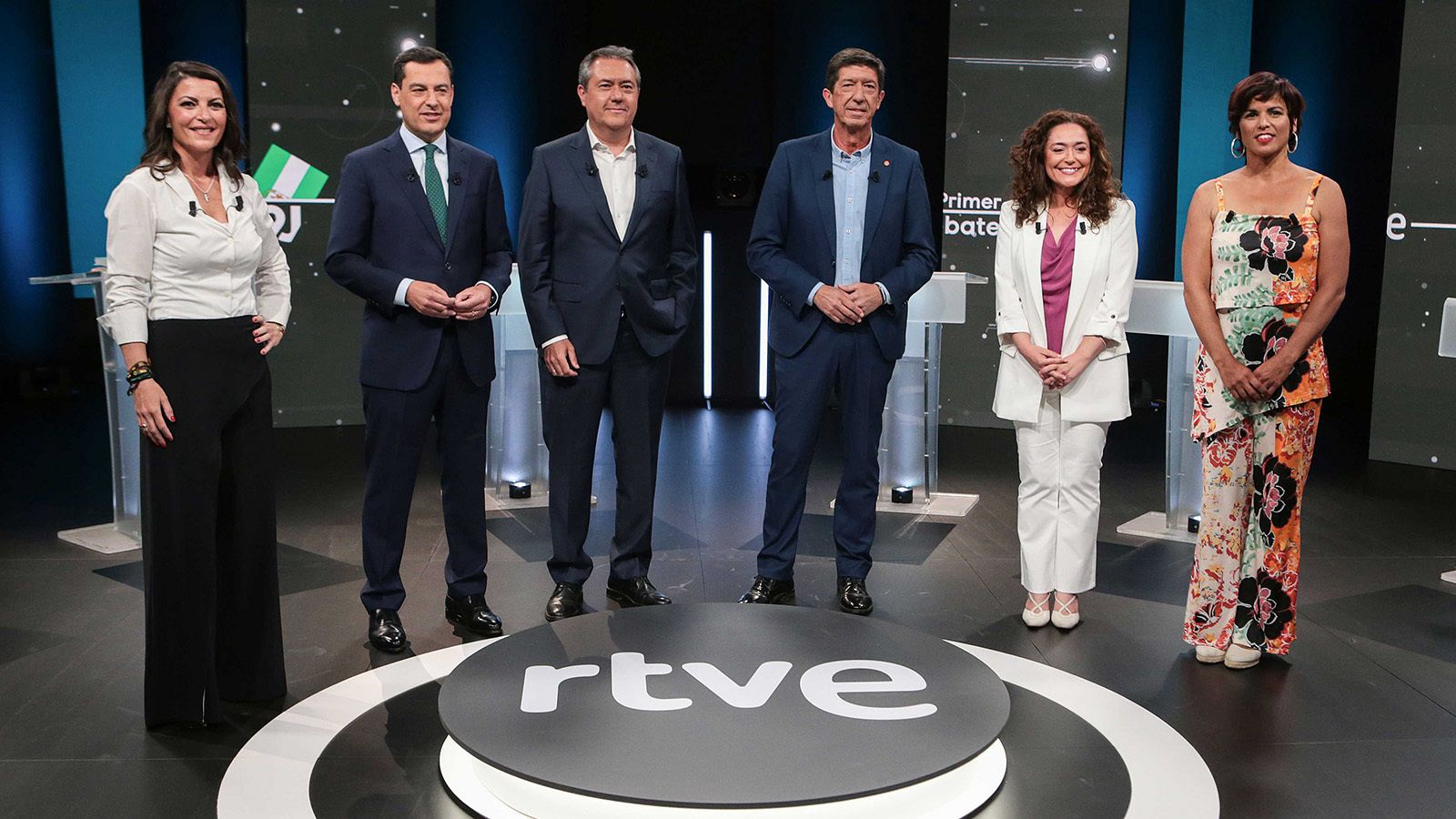 Primer debate electoral Andalucía rn RTVE