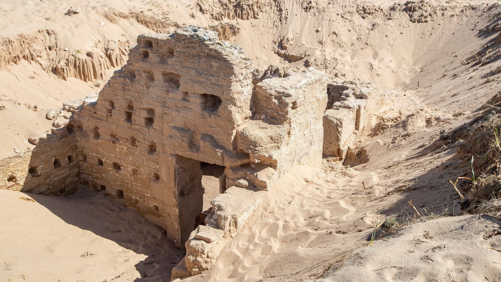 Imagen de archivo de unas termas romanas en el cabo de Trafalgar, Cádiz