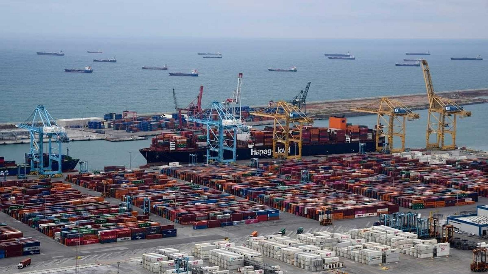 Imagen del puerto de Argel, Argelia