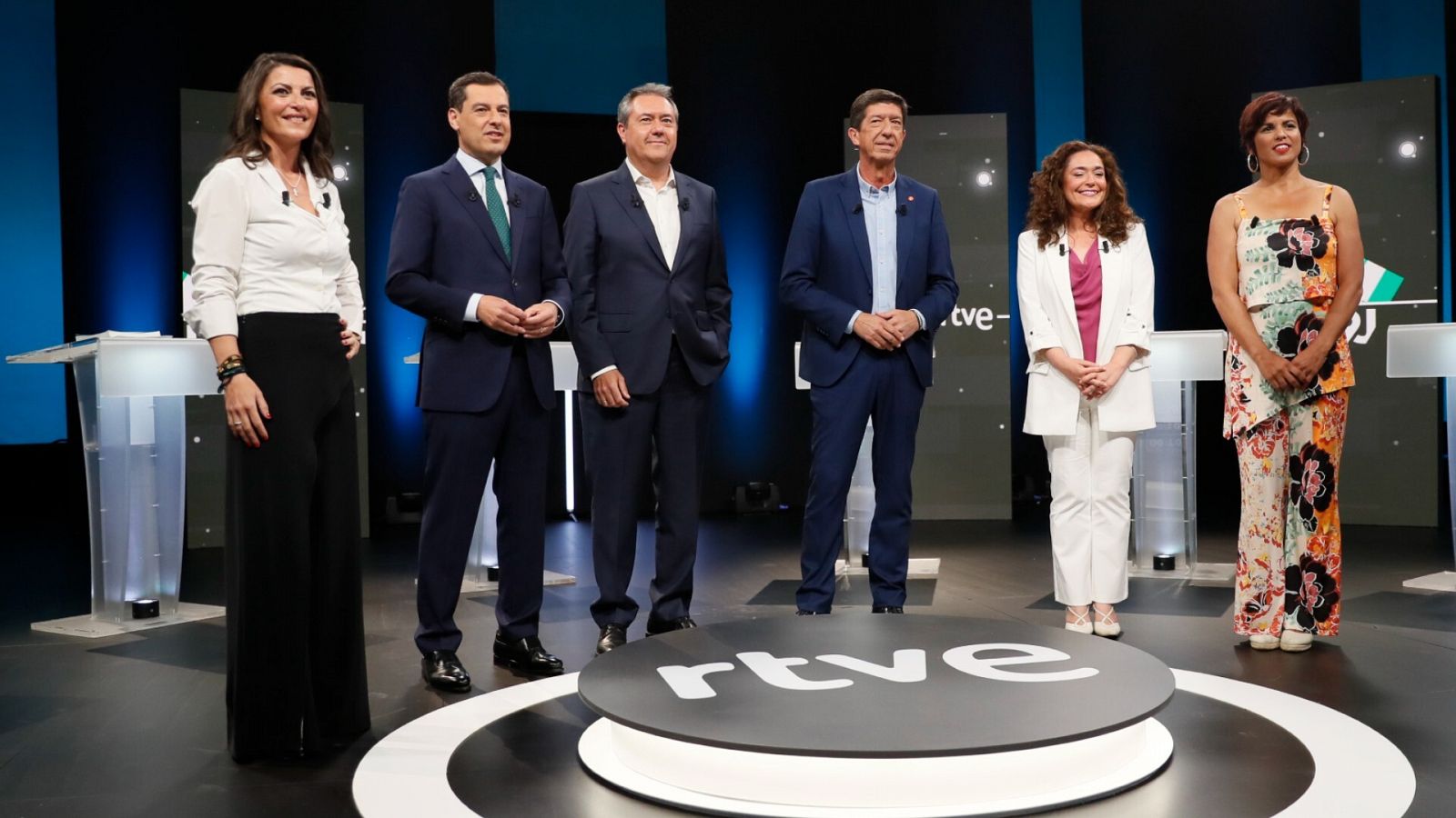 CIS flash elecciones andaluzas 2022: los principales candidatos, en el debate de RTVE del 6 de junio