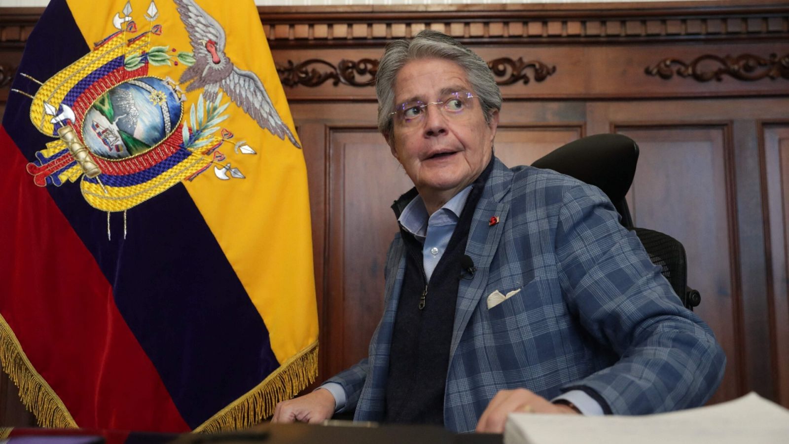 Una imagen de archivo del presidente de Ecuador, Guillermo Lasso.