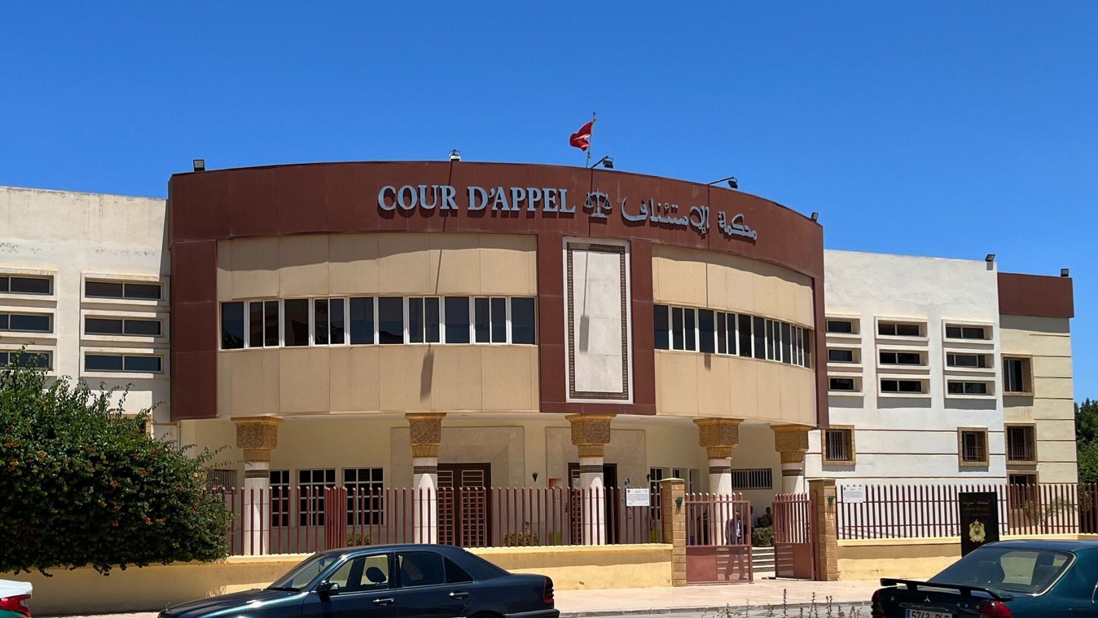 Tribunal de Apelación de Nador (Marruecos), donde han comparecido decenas de arrestados en la valla de Melilla