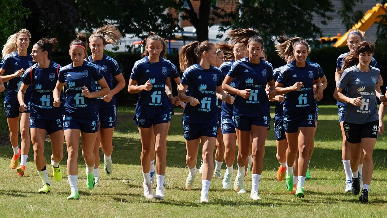 Entrenamiento de la Seleccion española