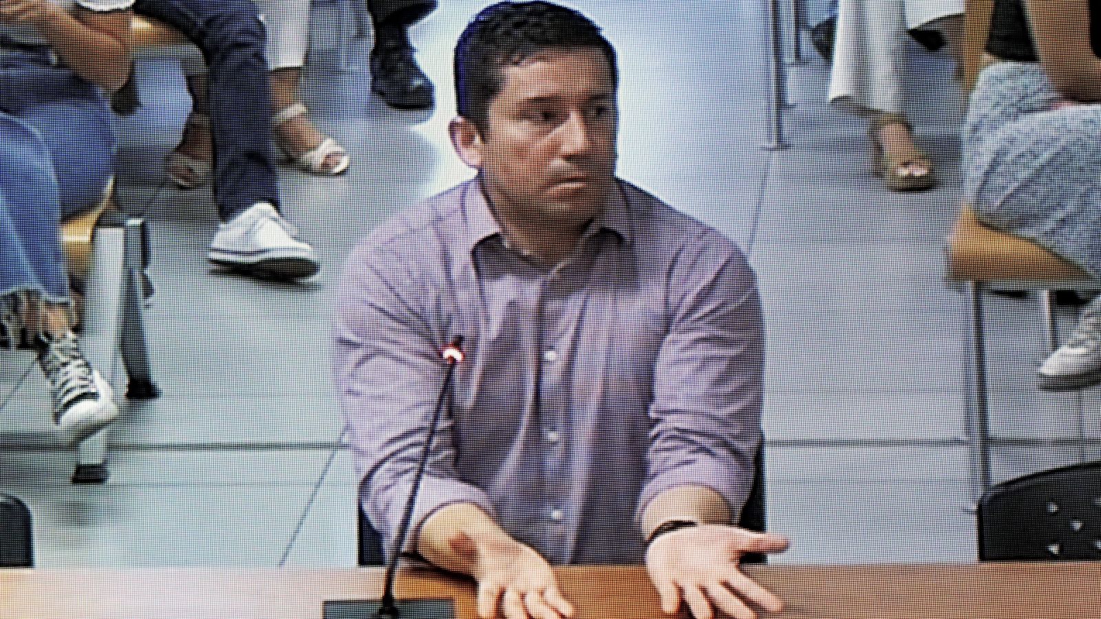 El autor confeso de la desaparición de la joven Marta Calvo y supuesto asesino de otras dos mujeres, Jorge Ignacio Palma, durante su declaración