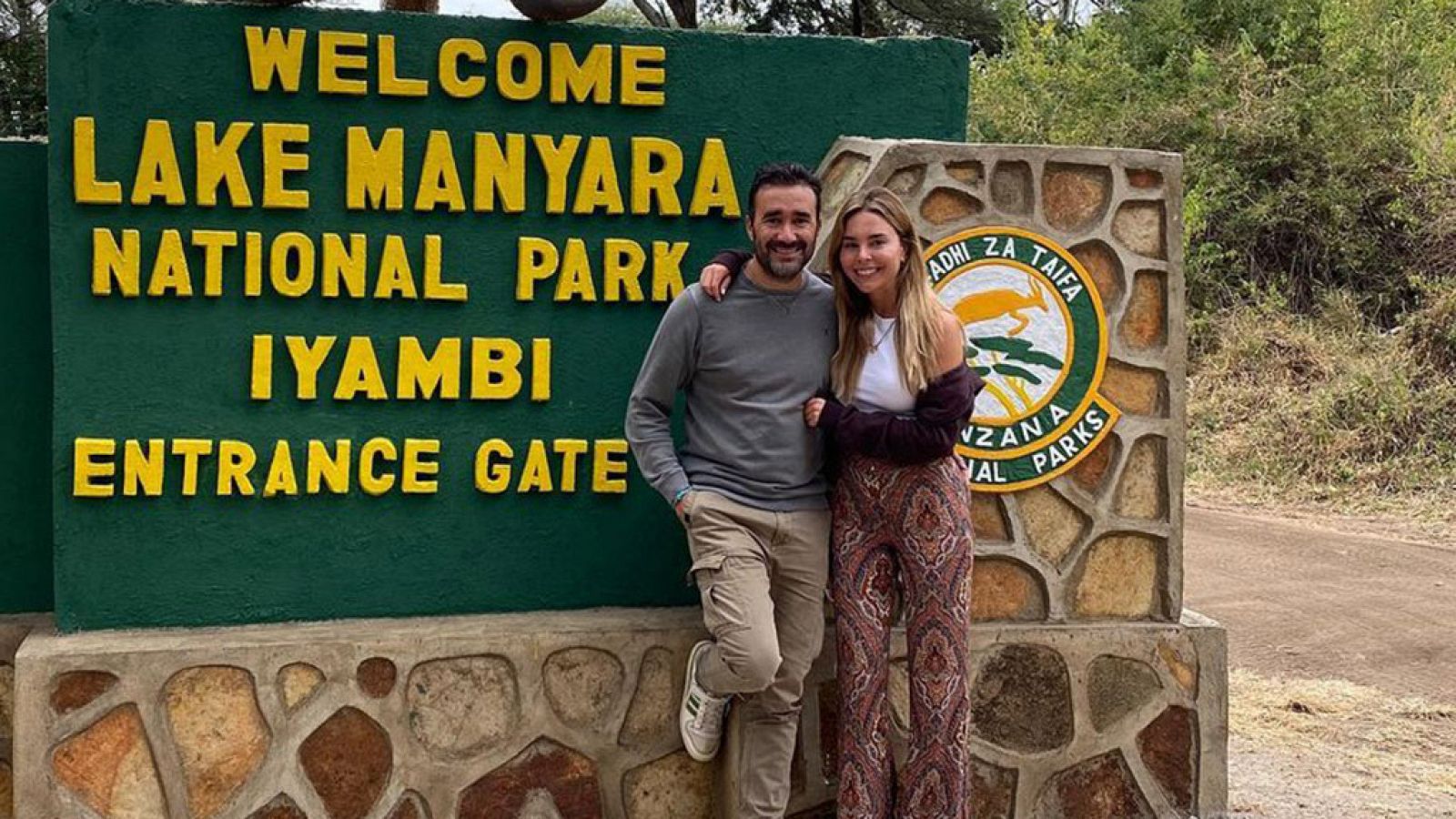 Juanma Castaño y Helena Condis de vacaciones en Tanzania