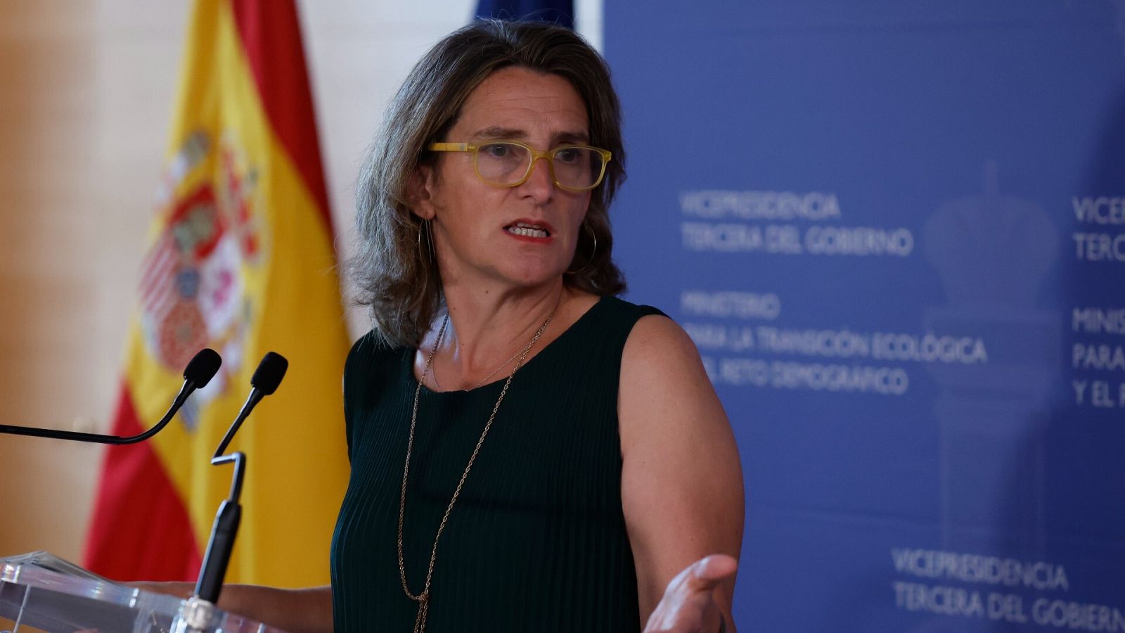 La ministra de Transición Ecológica y vicepresidenta tercera, Teresa Ribera