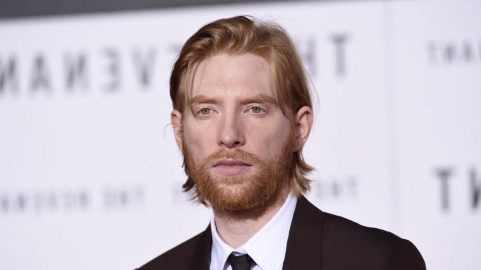 El actor irlandés Domhnall Gleeson posa ante las cámaras