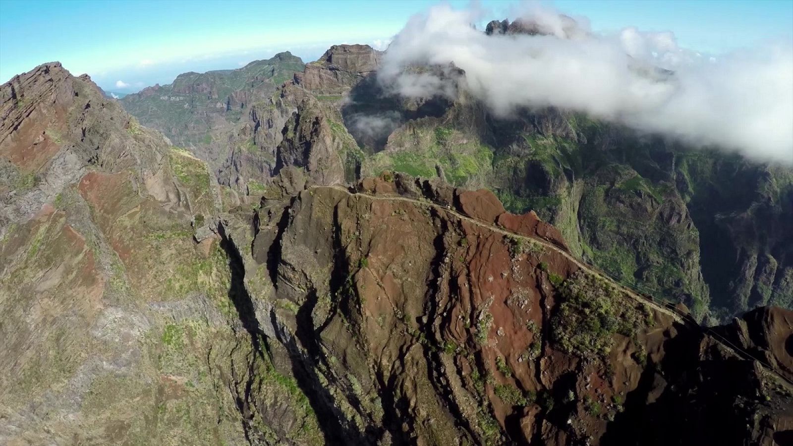 Montañas de la isla de Madeira