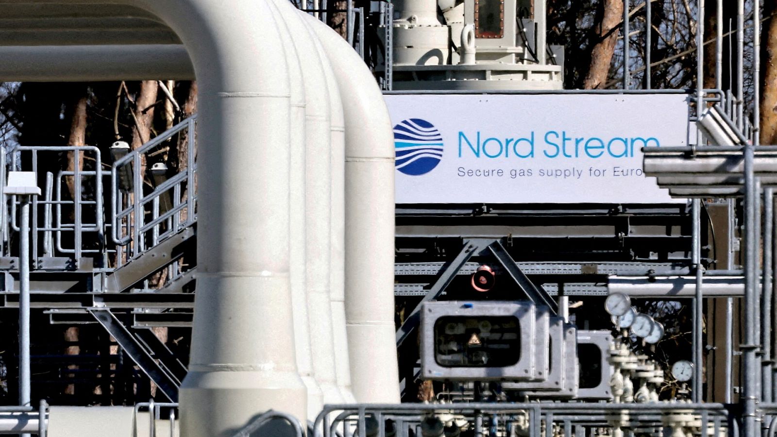Instalaciones del gasoducto Nordstream en Alemania