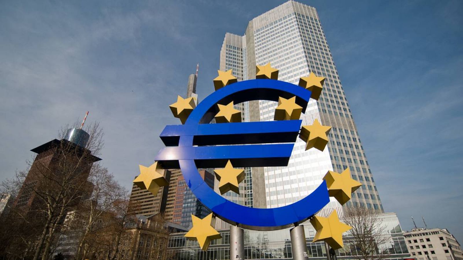 La sede del Banco Central Europeo en Frankfurt, Alemania.
