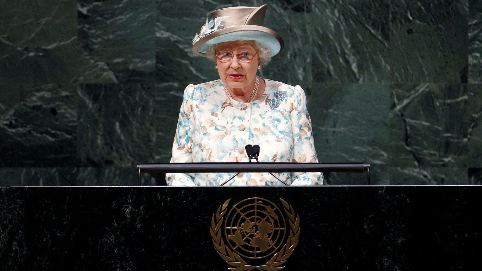 Isabel II en la Asamblea General de Naciones Unidas