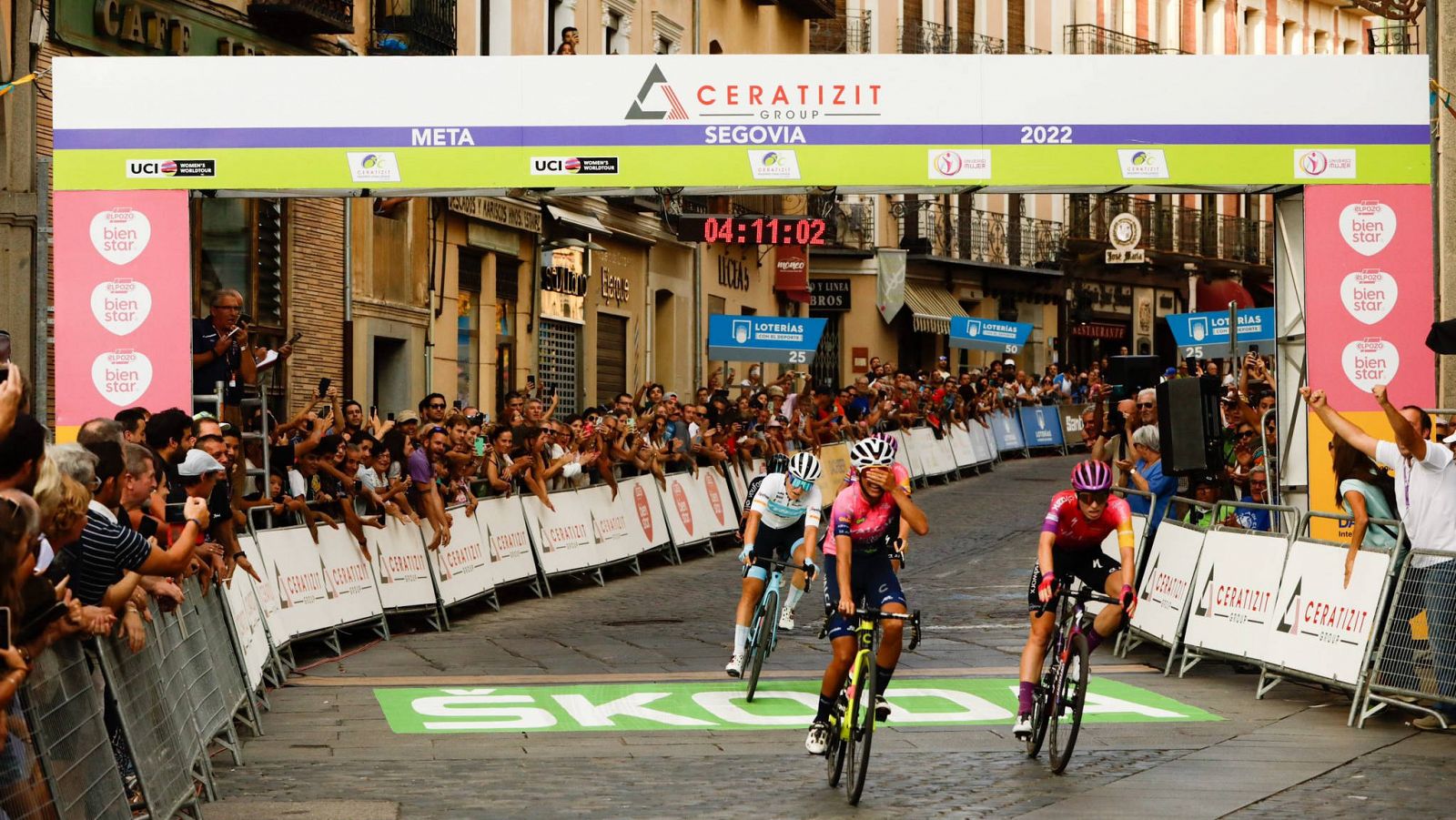 Persico gana la 4ª etapa de la Vuelta en Segovia
