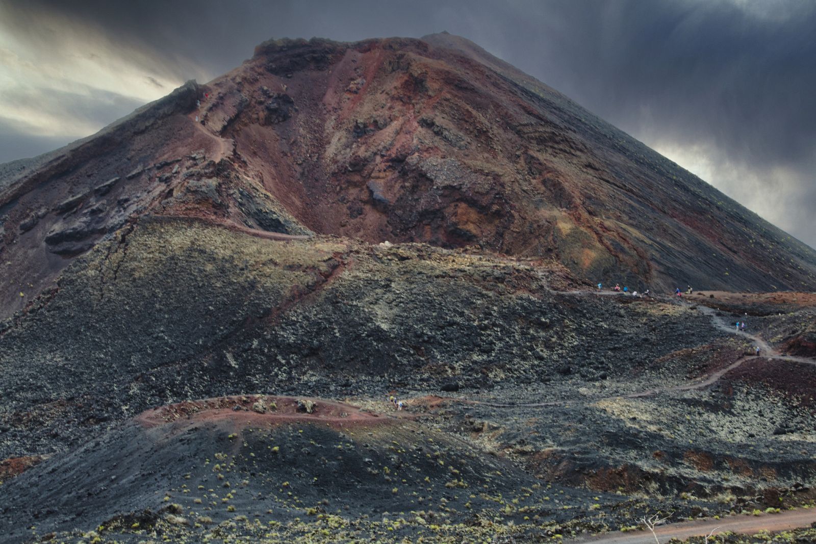 Imagen del volcán Teneguía