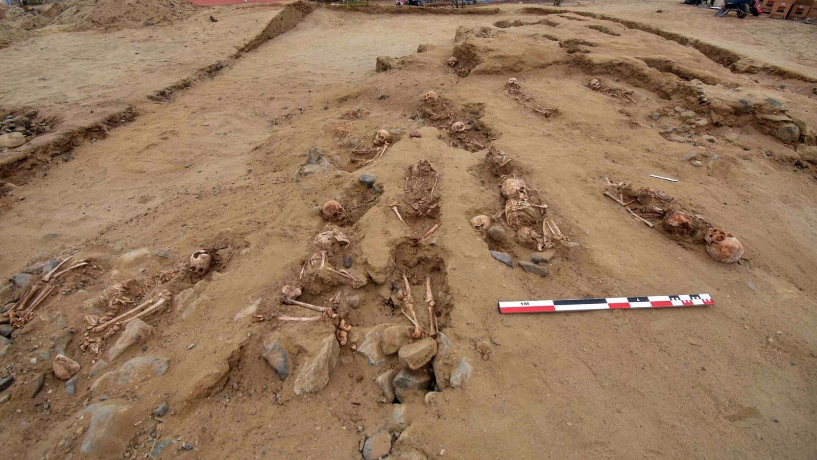 Restos óseos que corresponden a más de 450 años de sacrificios de niños asociados a la cultura Chimú