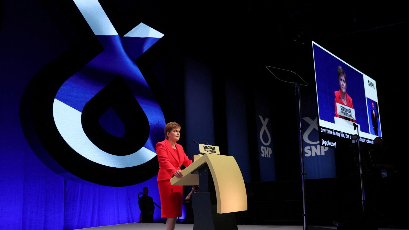 Imagen de la ministra principal escocesa Nicola Sturgeon