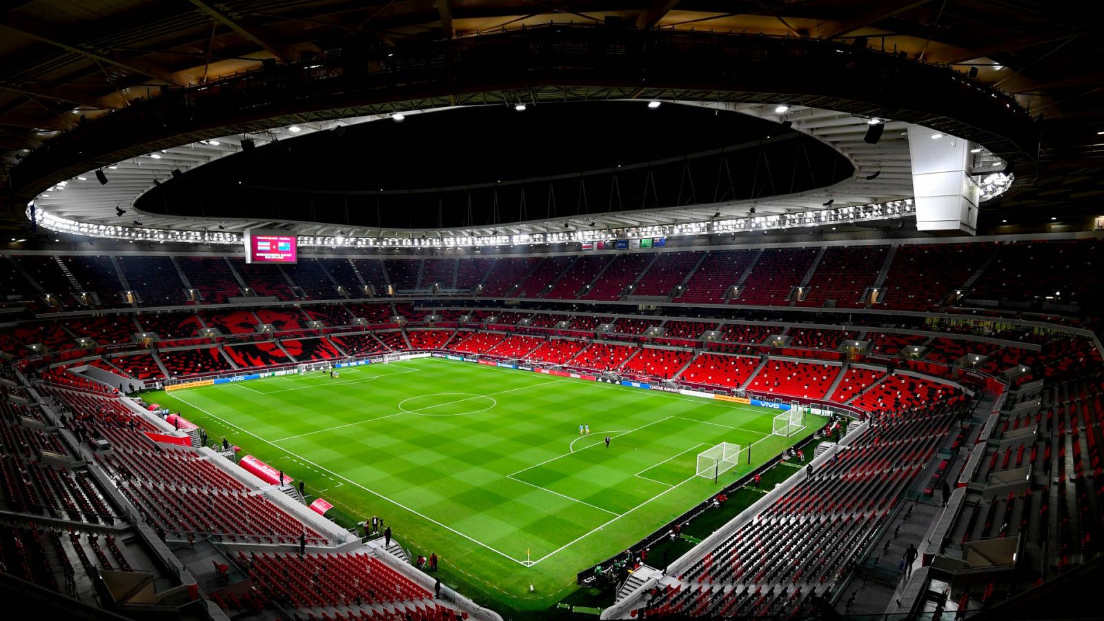 Interior del estadio Ahmad bin Ali