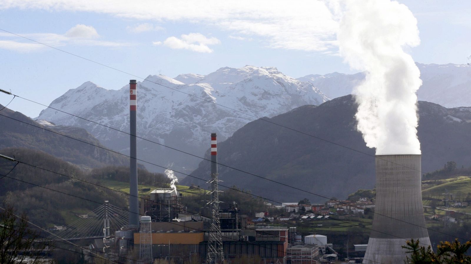 Central térmica en Soto de Ribera, Asturias