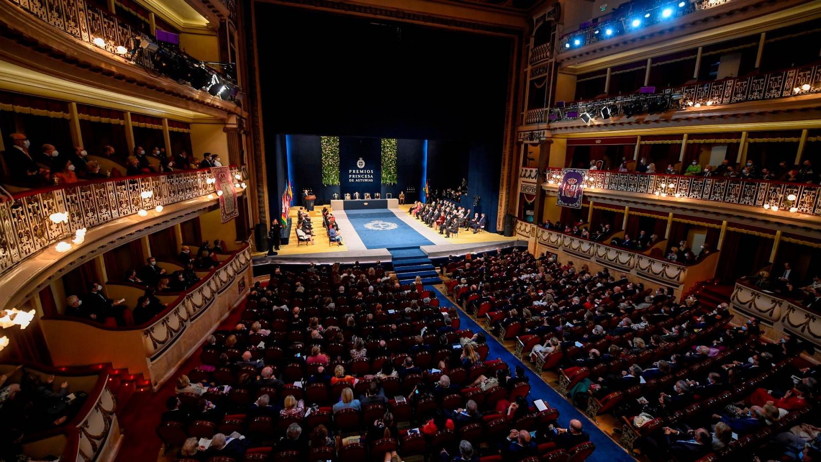 Ceremonia de los Princesa de Asturias en 2021