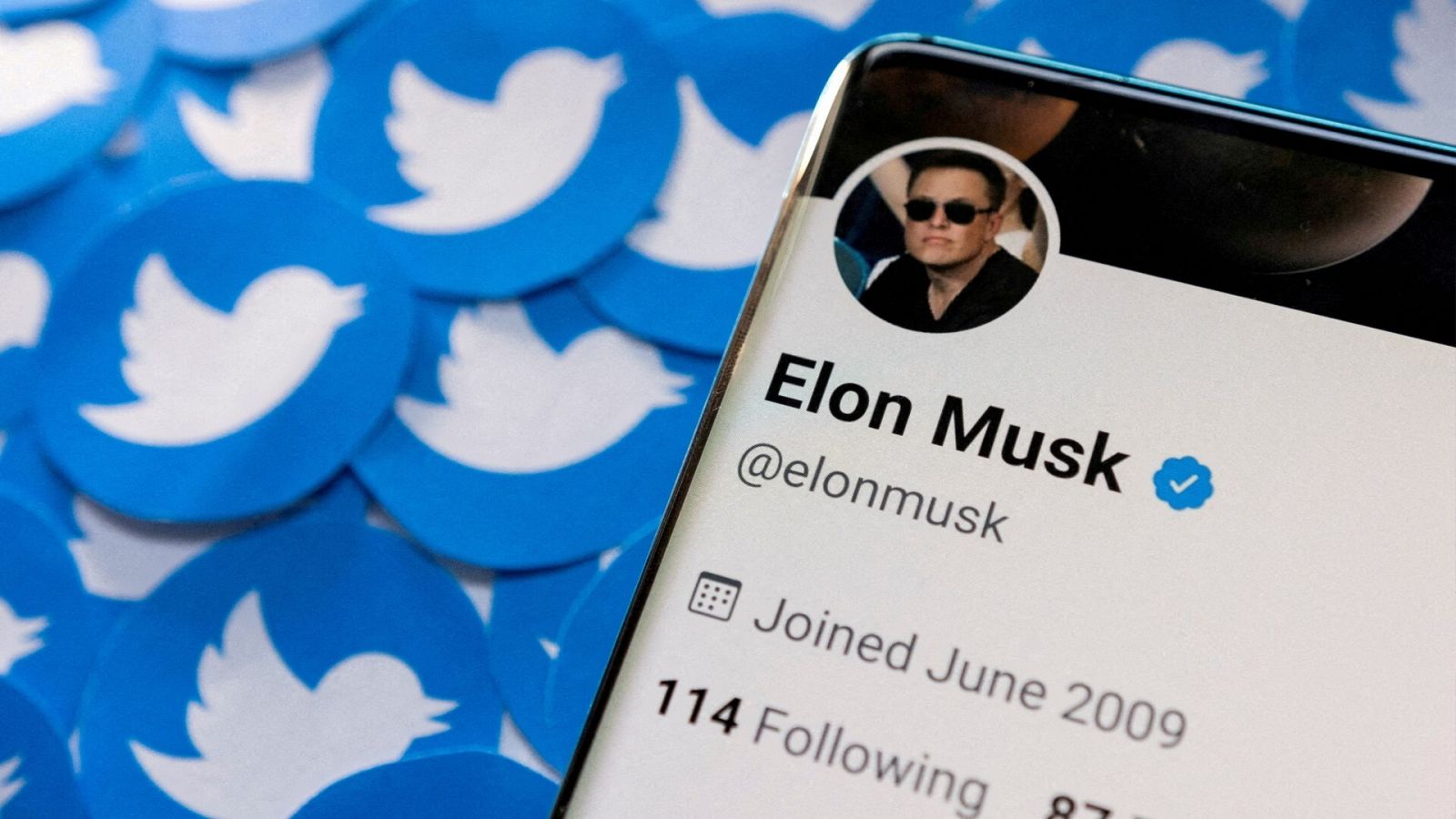 Perfil de Elon Musk en Twitter