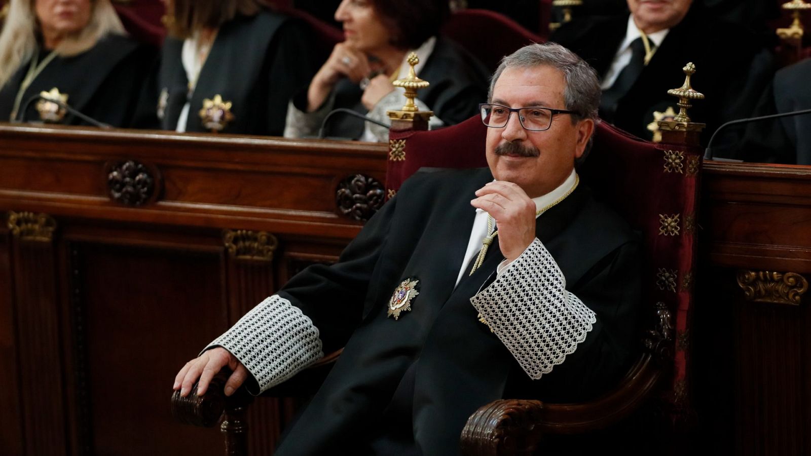 El presidente del Consejo General del Poder Judicial (CGPJ) por sustitución, Rafael Mozo