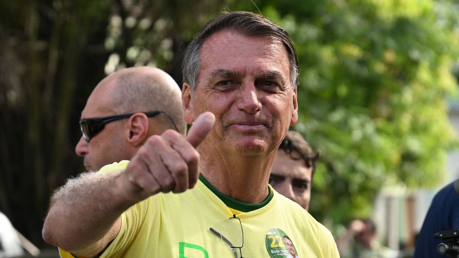 Jair Bolsonaro, tras votar en estas elecciones