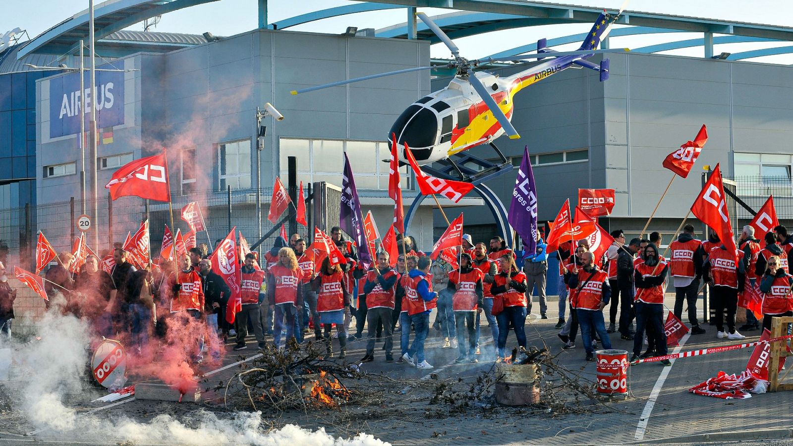 Huelga de trabajadores de Airbus: piden una revisión salarial "justa" y acorde con la inflación