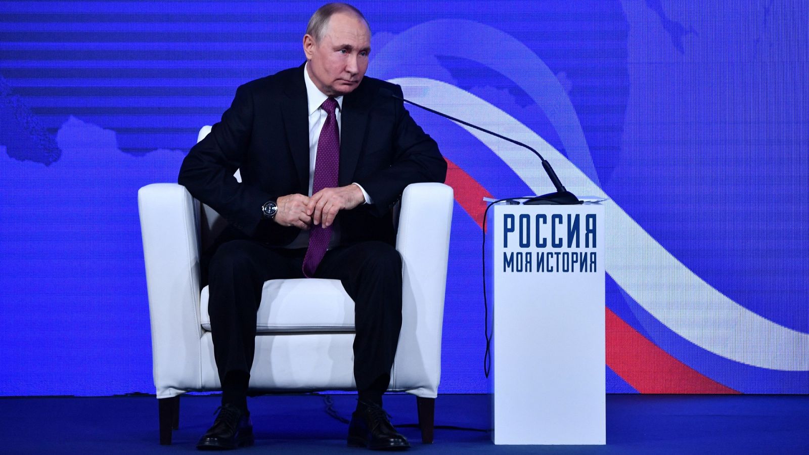 El presidente ruso, Vladímir Putin, en un acto en Moscú, el 4 de noviembre de 2022. Foto: Sputnik/Yevgeny Biyatov/Pool via REUTERS
