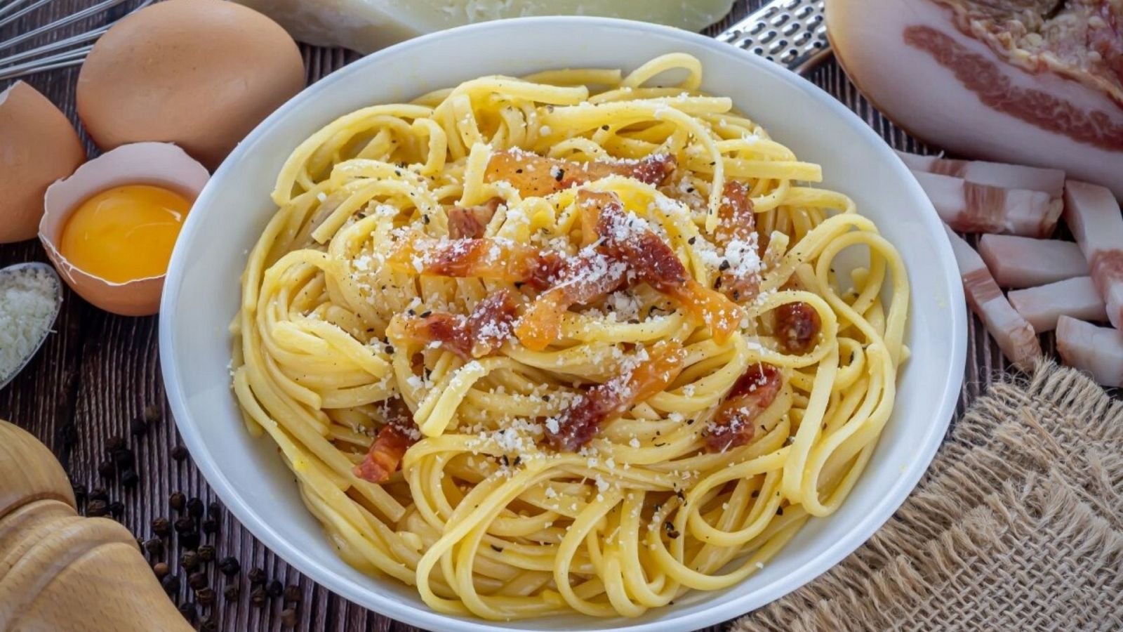 La auténtica receta de la pasta a la carbonara